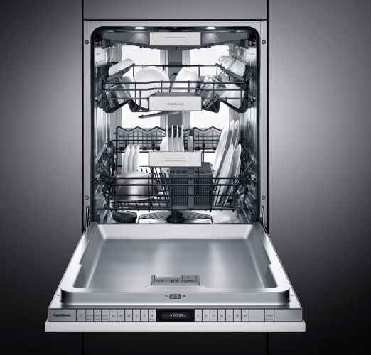 Silver Gaggenau dishwasher